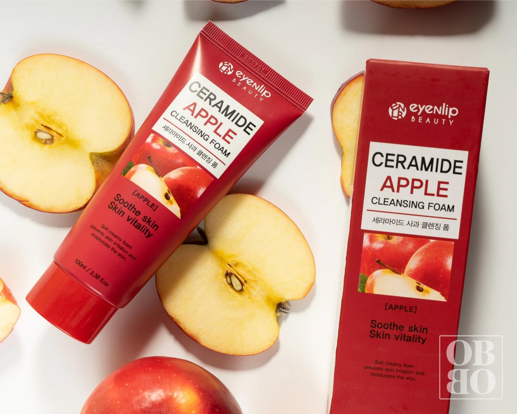JABÓN ACUOSO - Eyenlip Ceramide Apple Cleansing Foam
