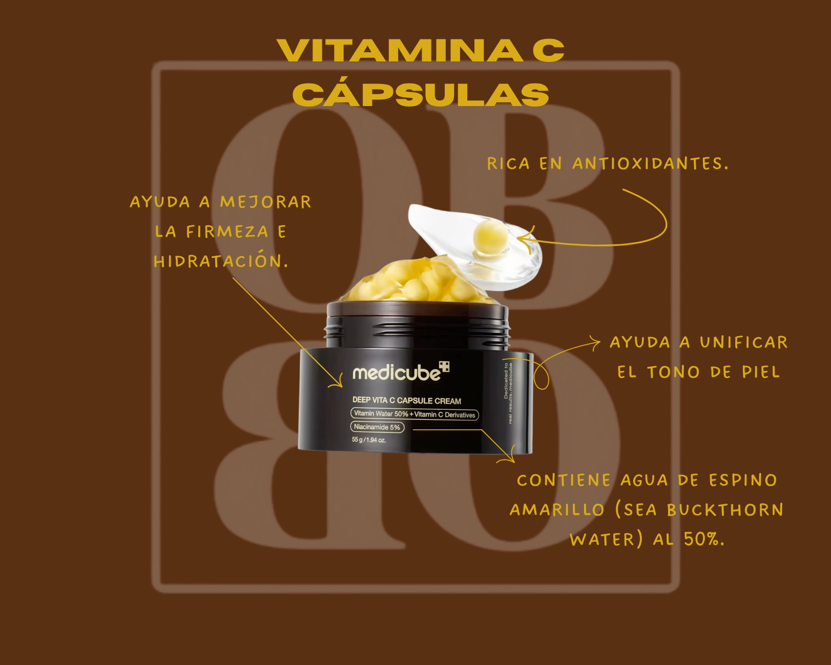 Crema vitalizante - Medicube Deep Vita C Capsule Cream