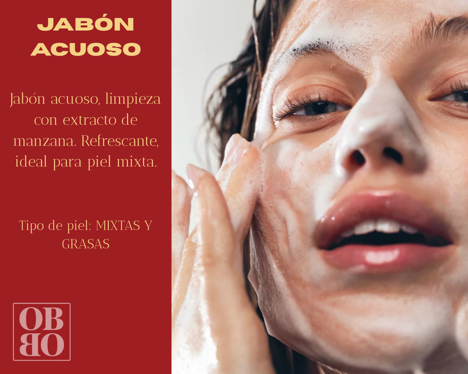 JABÓN ACUOSO - Eyenlip Ceramide Apple Cleansing Foam