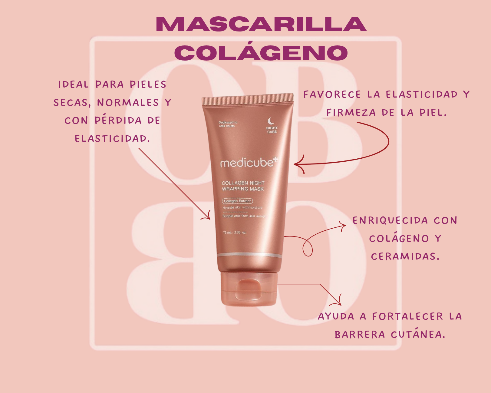 Macarilla de noche Collagen Medicube