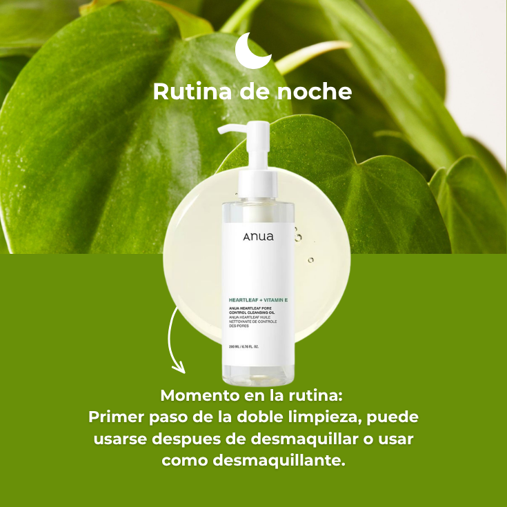 JABÓN ACEITOSO - Anua Heartleaf Pore Control Cleansing Oil