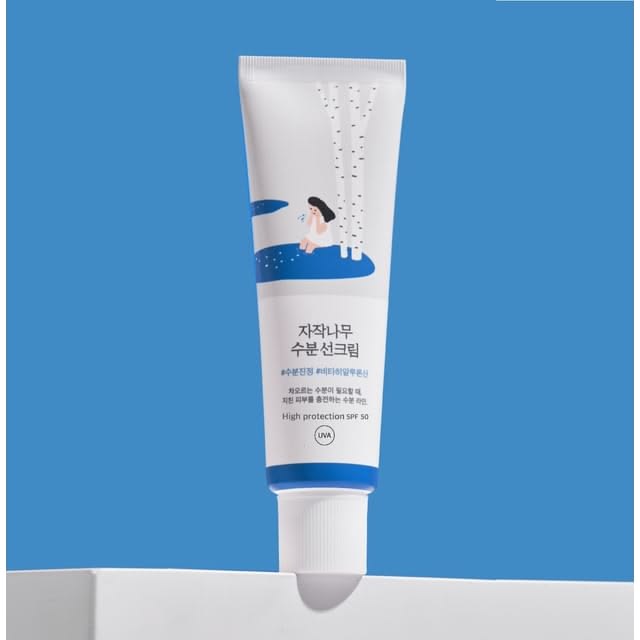 Bloqueador facial - Round Lab Birch Juice Moisturizing Sunscreen