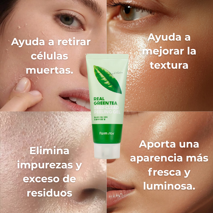 EXFOLIANTE FACIAL - Exfoliante green tea farmstay