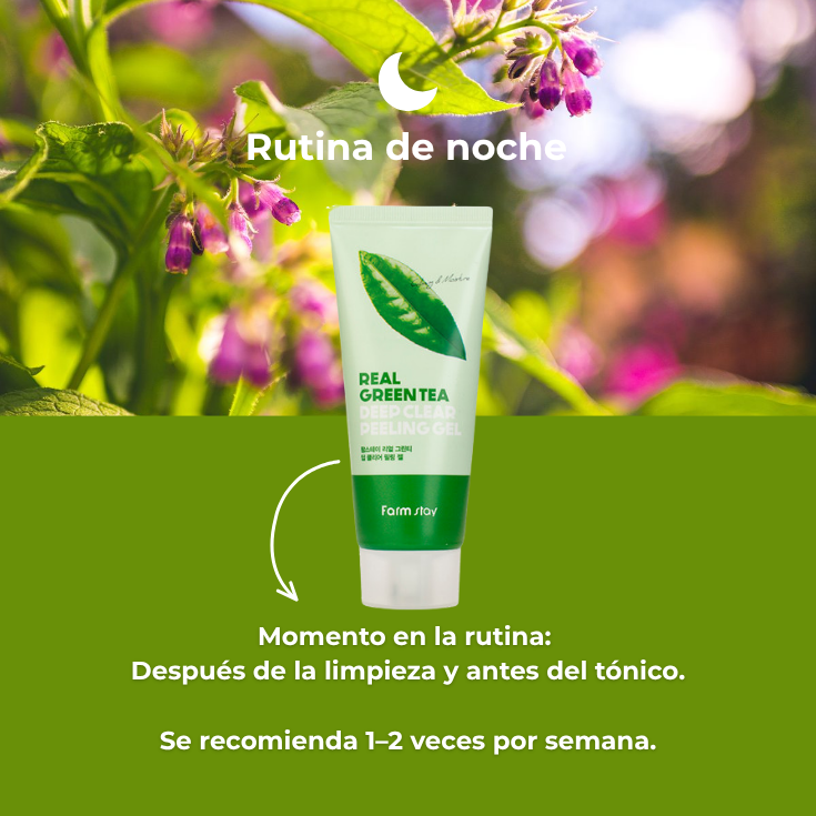 EXFOLIANTE FACIAL - Exfoliante green tea farmstay